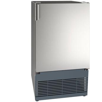U-Line UMCR015SS01A Marine Series 15 Inch Freestanding and Built-In Ice Maker